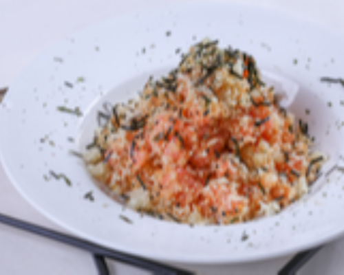 Crunchy Salmon Salad (Hot)