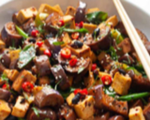 Spicy Eggplant With Ginger