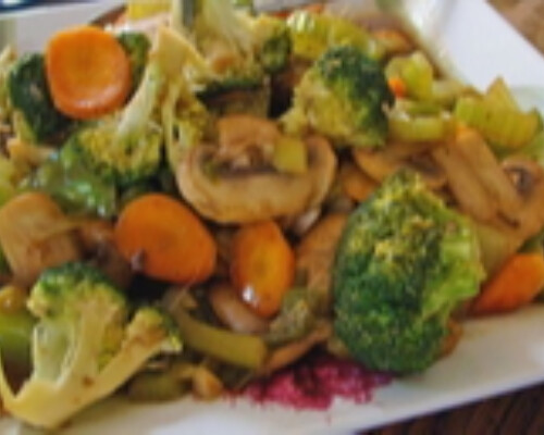 Fresh Vegetables With Oyster Sauce