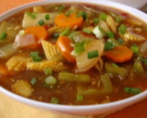 Fresh Vegetables Schezwan Style